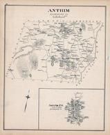 Antrim, New Hampshire State Atlas 1892 Uncolored